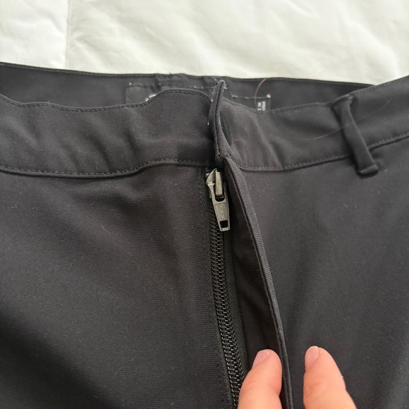 Black Cuts Pants Size Large - Picture 3 of 5